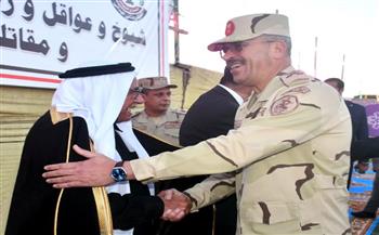 قيادة الجيش الثانى الميدانى تنظم لقاءاً وحفل إفطار لعدد من شيوخ وعواقل شمال سيناء