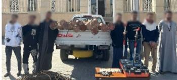 ضبط تشكيل عصابي لسرقة مواقع تحت الإنشاء بالقاهرة وإعادة المسروقات