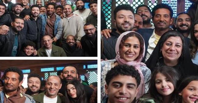 في أجواء مبهجة.. عمرو سعد يحتفل بانتهاء تصوير «إفراج»