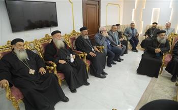 محافظ قنا يستقبل وفود كنائس المحافظة لتقديم التهنئة بعيد الفطر
