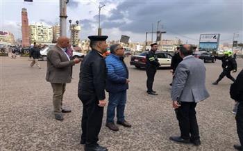 محافظ الدقهلية يتفقد الحالة المرورية بشوارع المنصورة استعدادًا لاستقبال عيد الفطر