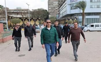 محافظ الجيزة يتفقد تجهيزات ساحة صلاة عيد الفطر بمحيط مسجد مصطفى محمود بالدقي