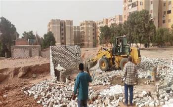 محافظ أسوان يكلف بإزالة 3 حالات تعدى بمنطقة الصداقة الجديدة بمساحة 1150 م2 