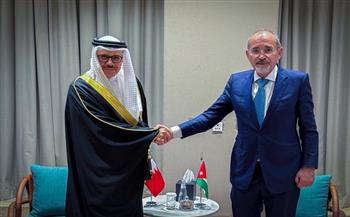 وزيرا خارجيتي البحرين والأردن يناقشان مستجدات الأوضاع بالمنطقة وأمن الملاحة