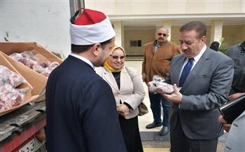 محافظة بورسعيد تتسلم 2000 كيلو من اللحوم من وزارة الأوقاف لتوزيعها على الأسر الأولى بالرعاية