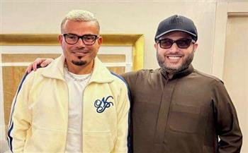 المستشار تركي آل الشيخ يزور عمرو دياب في منزله