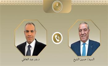وزير الخارجية يبحث هاتفيًا مع نائب الرئيس الفلسطيني التطورات في الأراضي المحتلة والمنطقة