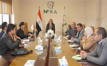 رئيس هيئة سلامة الغذاء يبحث مع وفد شركة فوشان هايتيان إنشاء مجمع صناعي متكامل للمنتجات الغذائية 