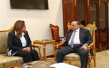 منال عوض تبحث مع رئيس لجنة الإدارة المحلية النواب ملفات العمل المشتركة 