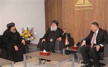 محافظ دمياط يستقبل أسقف دمياط وكفر الشيخ وأسقف شبرا الجنوبية ووفد الكنيسة 