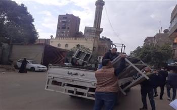 لليوم الثاني على التوالي.. محافظة الجيزة تواصل إعادة الانضباط بشوارع مستشفي الصدر والسلام بالعمرانية 