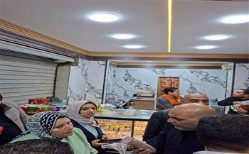 حملة مكبرة بغرب شبرا تضبط سجائر مهربة ولحوم فاسدة ومتابعة رفع الإشغالات