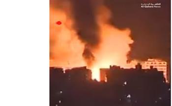 غارة إسرائيلية عنيفة على الضاحية الجنوبية لبيروت