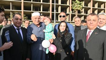 محافظ البحيرة تفتتح الحديقة الجديدة بدمنهور بمشاركة الأطفال في عيد الفطر