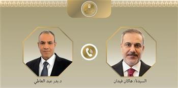 وزيرا خارجية مصر وتركيا يبحثان خفض التصعيد العسكري