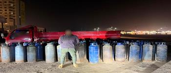 ضبط 709 إسطوانات بوتاجاز مدعمة قبل ترويجها بالسوق السوداء بـ9 محافظات