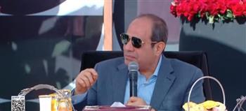 الرئيس السيسي: "كنا نقاوم علشان نعدي.. والنتيجة بلد مستقر يعيش فيه الجميع بأمن"