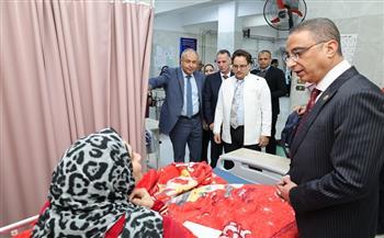 محافظ الجيزة يتفقد مستشفى التحرير العام بإمبابة للاطمئنان على انتظام تقديم الرعاية الصحية 