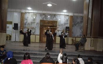 عروض فنون شعبية لفرقتي ثقافة المنيا وملوي احتفالا بعيد الفطر