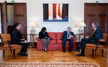 سفير مصر بلشبونة يبحث مع رئيس البرلمان البرتغالي سبل الارتقاء بالعلاقات البرلمانية بين البلدين