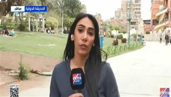 وسط أجواء معتدلة.. إقبال متوسط في «الحديقة الدولية» في ثاني أيام العيد 