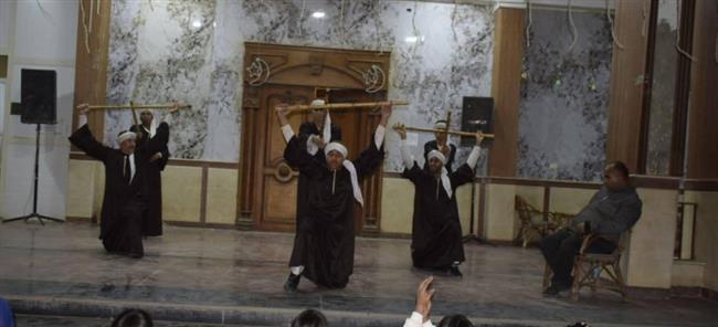 عروض فنون شعبية لفرقتي ثقافة المنيا وملوي احتفالا بعيد الفطر