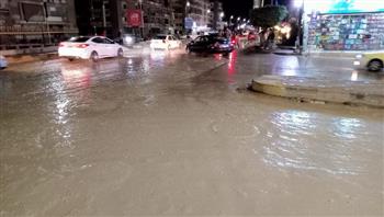 محافظة دمياط تتعرض لموجة أمطار في ثاني أيام العيد