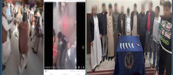 الداخلية تضبط طرفي مشاجرة وإشعال ألعاب نارية بالجيزة