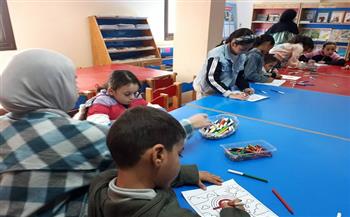 ورشة الرسم والعروض الشعرية والفيلم العربي.. العيد فرحة في العريش وبئر العبد