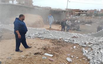 إزالة التعديات على الاراضى الزراعية بمراكز ومدن وأحياء محافظة الشرقية خلال عيد الفطر المبارك