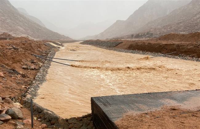 "الري": سانت كاترين تعرضت لسقوط أمطار أدت لحدوث سيول بمعظم الأودية