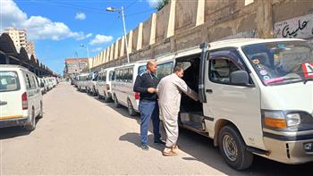 محافظ كفرالشيخ يتابع انتظام عمل المواقف خلال إجازة عيد الفطر 