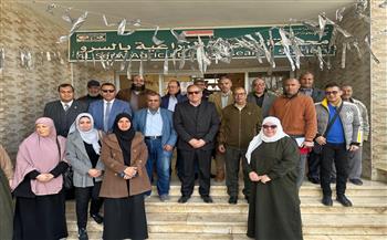 رئيس "البحوث الزراعية" يتفقد محطة بحوث السرو بدمياط ويفتتح وحدة الإنتاج الحيواني الجديدة