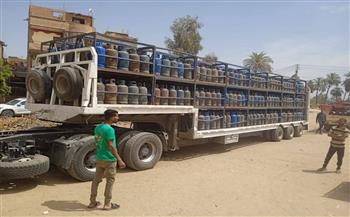 توزيع 2640 أسطوانة بوتاجاز في قرى جهينة بسوهاج خلال عطلة عيد الفطر