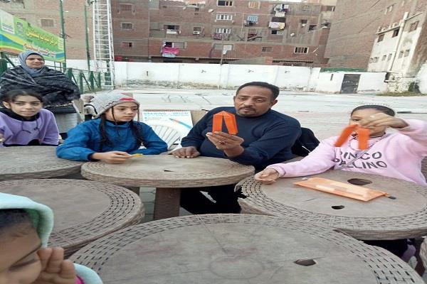 ثقافة الجيزة تنظم ورشة أورجامي واحتفالية عيد الفطر للأطفال