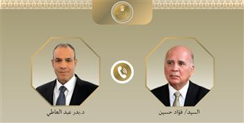 وزير الخارجية يبحث هاتفيًا مع نظيره العراقي سبل خفض التصعيد الإقليمي