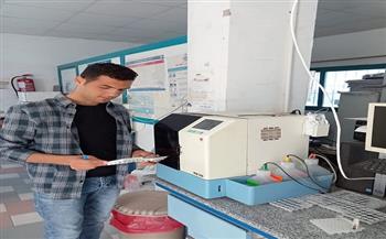 مرور إدارة المعامل على معمل وبنك الدم بمستشفى الغردقة العام