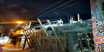 إيقاف أعمال حالتي بناء مخالف بحي المطار بالأقصر ورفع 60 طن قمامة وتراكمات خلال إجازة العيد