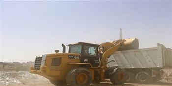 حملة نظافة مكبرة بمحلية نجع حمادي تنجح في رفع 59 طنًا من المخلفات