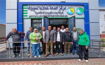 خلال أيام عيد الفطر.. رئيس مياه الإسكندرية يتابع انتظام العمل بالمحطات والفروع
