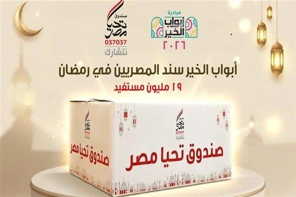 "تحيا مصر": مبادرة أبواب الخير تصل لـ19 مليون مستفيد في كل المحافظات خلال شهر رمضان