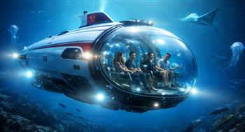 أول غواصة سياحية صينية تهبط إلى عمق 1000 متر