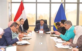 محافظ دمياط يعقد اجتماع لمناقشة الموقف الخاص لملف تقنين أراضى الدولة