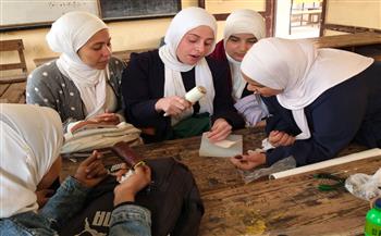 ثقافة البحيرة ينظم ورشة لتصنيع منتجات من الجلد الطبيعي في إطار برنامج ثقافة القرية 