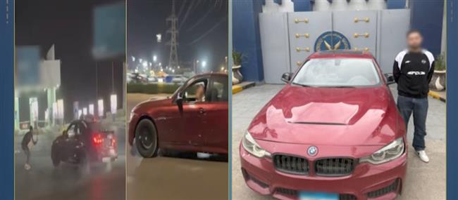 ضبط قائد سيارة ملاكي لإثارته الرعب بحركات استعراضية بالجيزة