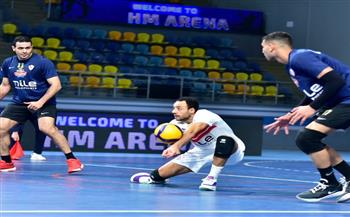 فوز طائرة الزمالك على القناة في الجولة قبل الأخيرة بالدوري ويلتقي الأهلي غدا 