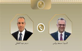 وزير الخارجية يؤكد لكبير مستشاري ترامب ضرورة تضافر الجهود الدولية لخفض التصعيد بالمنطقة