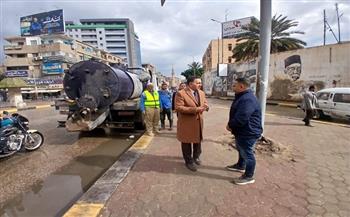 محافظ القليوبية يجرى جولة تفقدية لمتابعة أعمال شفط مياه الأمطار ويوجه باستمرار رفع حالة الطوارئ