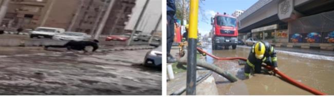 الداخلية تواصل جهودها لمساعدة المواطنين في مواجهة موجة الطقس السيئ