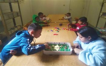 ثقافة الإسماعيلية تنظم يوم ترفيهي للأطفال بمكتبة السبع آبار